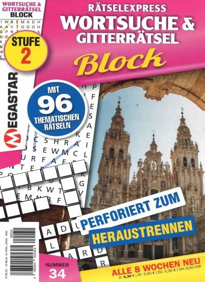 WORTSUCHE & GITTERRÄTSEL BLOCK Abo