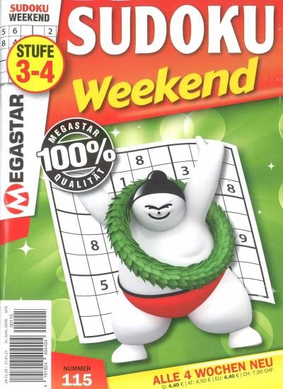 SUDOKU WEEKEND 115/2020