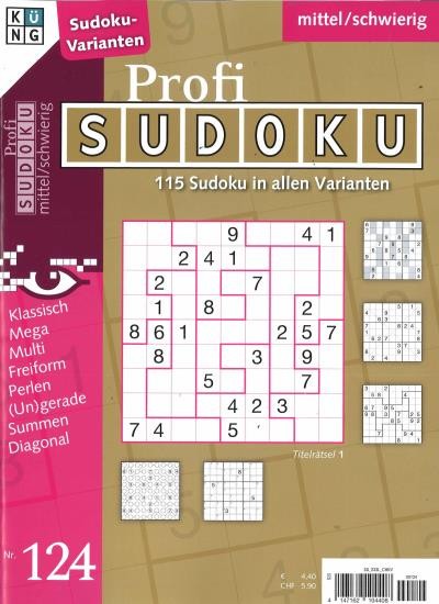 PROFI SUDOKU 124/2025