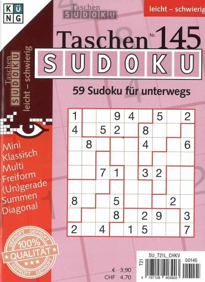 TASCHEN-SUDOKU Abo
