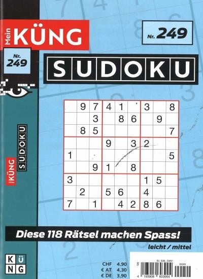 MEIN KUENG SUDOKU 249/2026