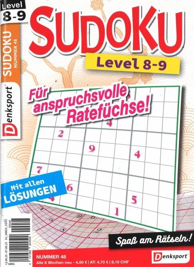SUDOKU LEVEL 8-9 48/2025