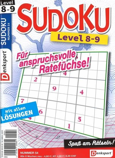 SUDOKU LEVEL 8-9 54/2026
