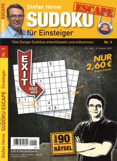 SUDOKU ESCAPE EINSTEIGER 5/2022