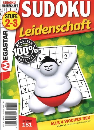 SUDOKU LEIDENSCHAFT 181/2025