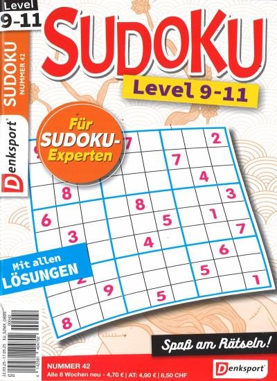 SUDOKU LEVEL 9-11 42/2025