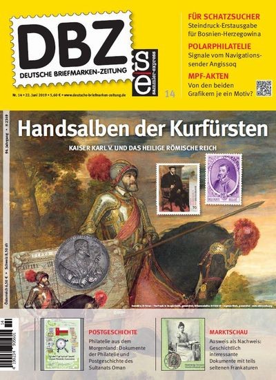 DBZ DEUTSCHE BRIEFMARKEN-ZEITUNG 14/2019