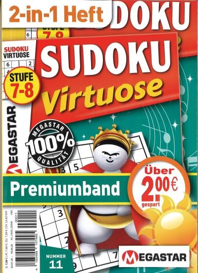 SUDOKU VIRTUOSE PREMIUMBAND 11/2026