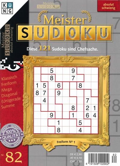 MEISTER SUDOKU 82/2021