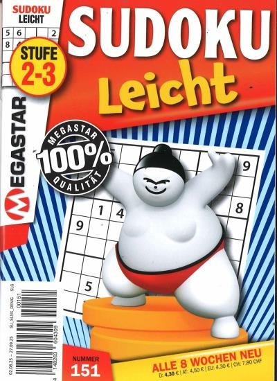 SUDOKU LEICHT 151/2025