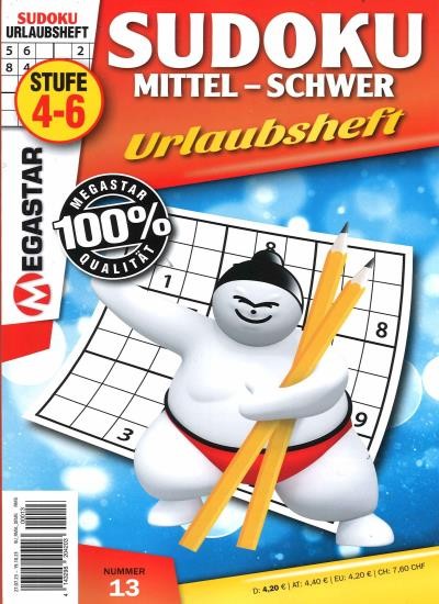 MEGASTAR SUDOKU MITTEL-SCHWER Abo