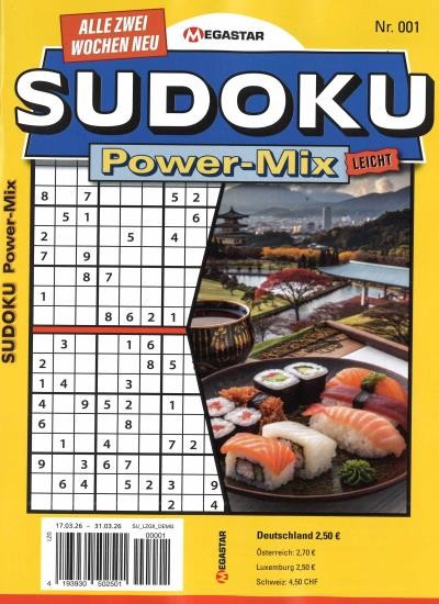 SUDOKU POWER MIX LEICHT 1/2026