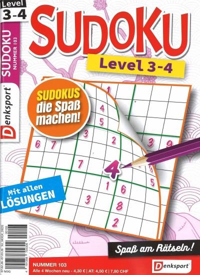 SUDOKU LEVEL 3-4 103/2026
