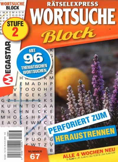 WORTSUCHE BLOCK Abo