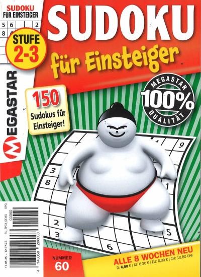 150 SUDOKU FÜR EINSTEIGER 60/2025