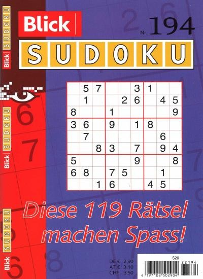 BLICK SUDOKU 194/2022