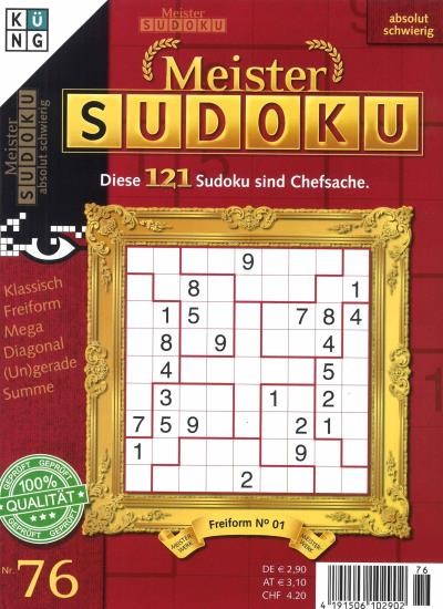 MEISTER SUDOKU 76/2020