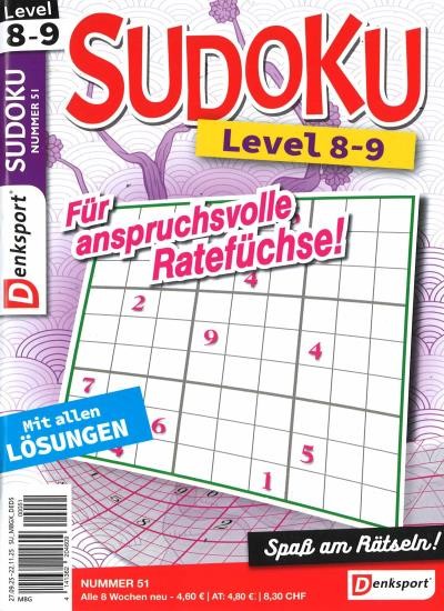 SUDOKU LEVEL 8-9 51/2025
