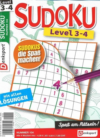SUDOKU LEVEL 3-4 Abo