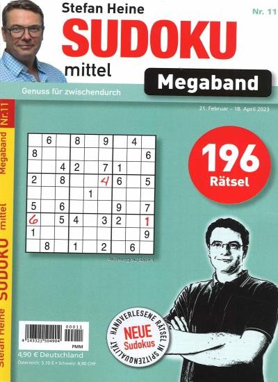 SUDOKU MITTEL MEGABAND 11/2023