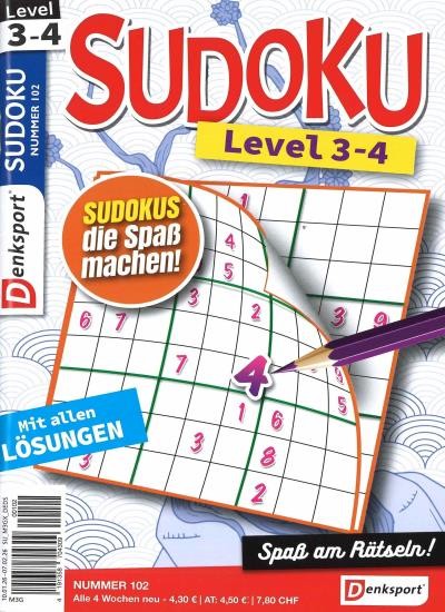 SUDOKU LEVEL 3-4 Abo