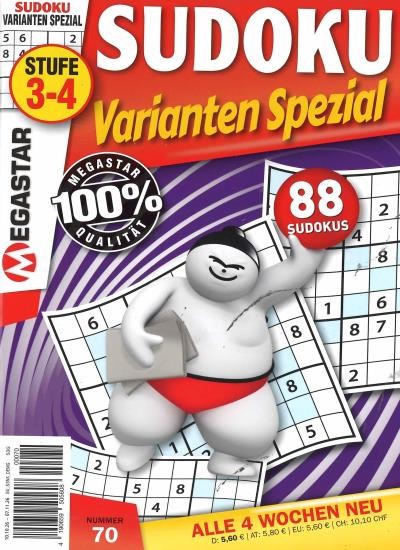 SUDOKU VARIANTEN SPEZIAL 70/2026