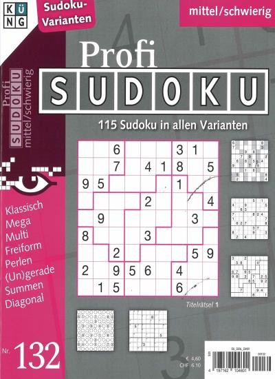 PROFI SUDOKU 132/2026