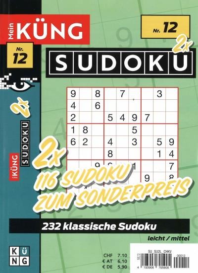 MEIN KUENG SUDOKU 2X 12/2026