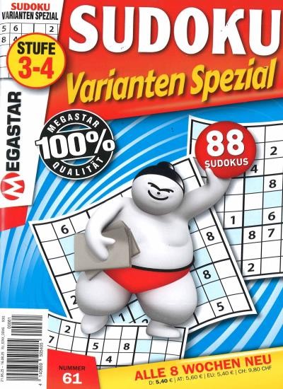 SUDOKU VARIANTEN SPEZIAL 61/2025