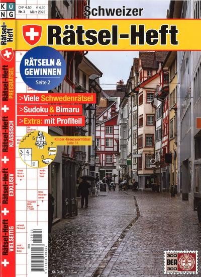 SCHWEIZER RÄTSEL-HEFT 3/2022