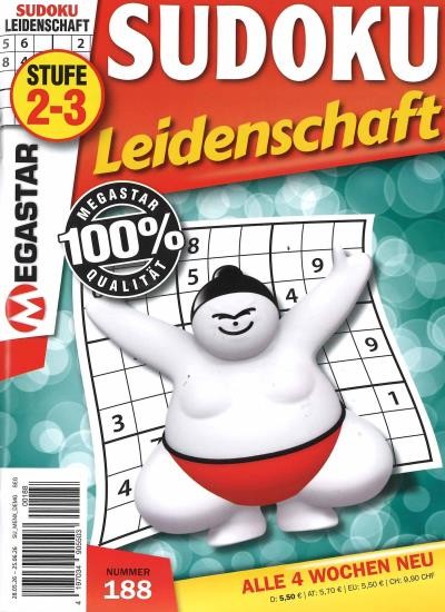 SUDOKU LEIDENSCHAFT 188/2026