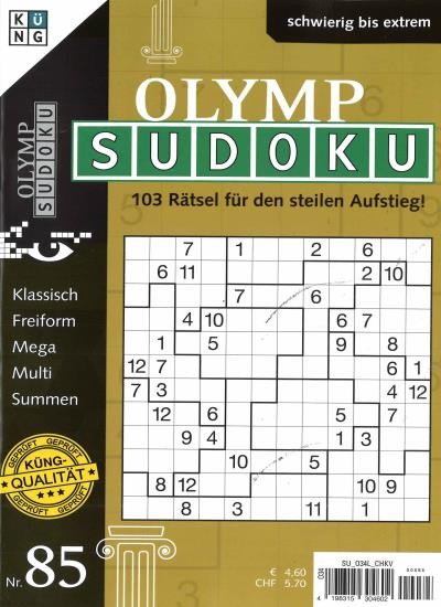 OLYMP SUDOKU 85/2026