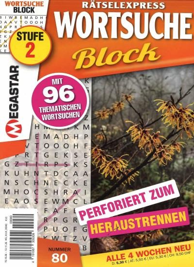WORTSUCHE BLOCK 80/2026