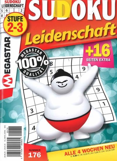 SUDOKU LEIDENSCHAFT 176/2025