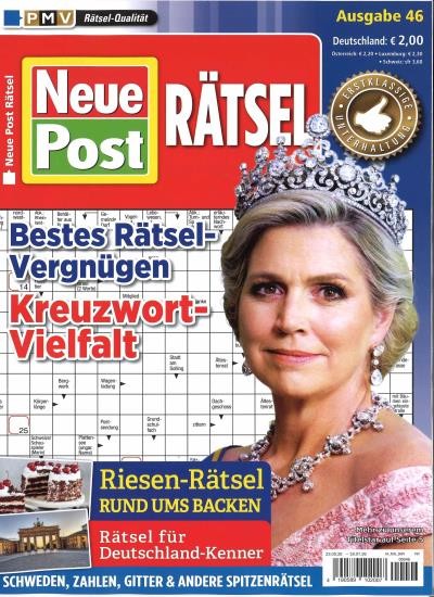 NEUE POST RÄTSEL 46/2026