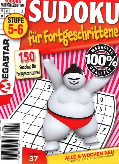 150 SUDOKU FÜR FORTGESCHRITTENE 37/2021