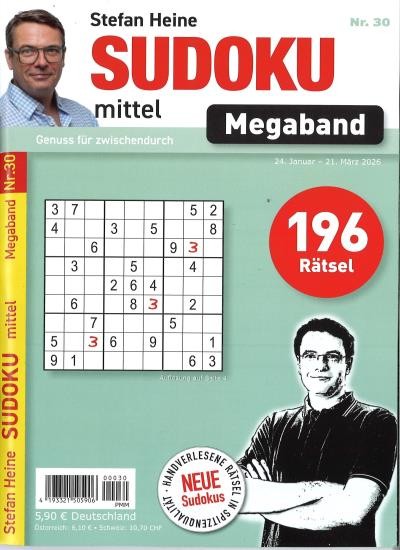 SUDOKU MITTEL MEGABAND Abo