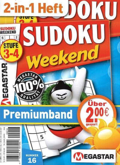 SUDOKU WEEKEND PREMIUMBAND 16/2025