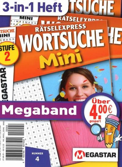 WORTSUCHE MINI MEGABAND 3 IN 1 4/2025