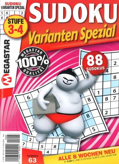 SUDOKU VARIANTEN SPEZIAL 63/2025