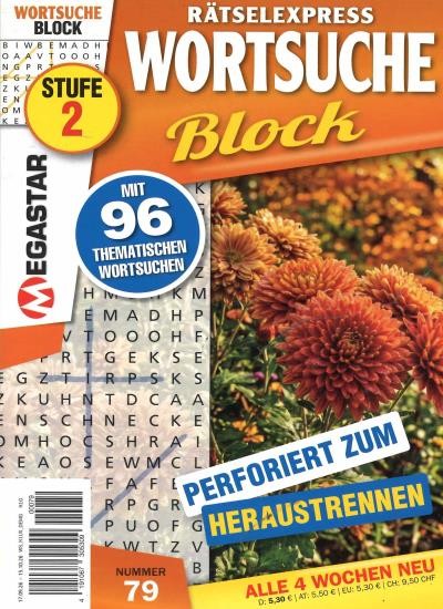 WORTSUCHE BLOCK 79/2026