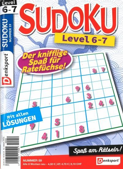 SUDOKU LEVEL 6-7 Abo
