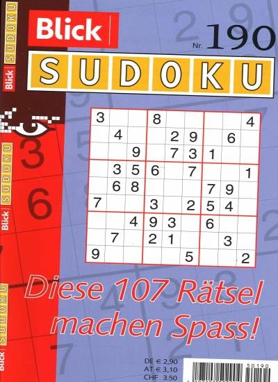 BLICK SUDOKU 190/2021