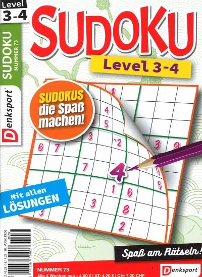 SUDOKU LEVEL 3-4 Abo