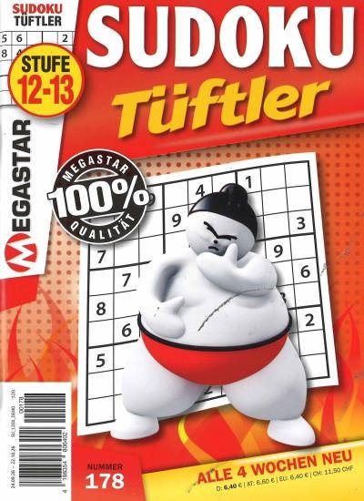 SUDOKU TÜFTLER 178/2026