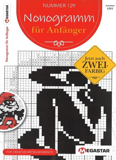 NONOGRAMM FÜR ANFÄNGER 129/2025