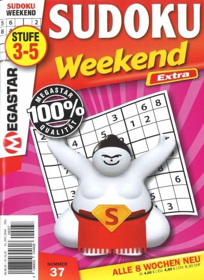 SUDOKU WEEKEND EXTRA 37/2020
