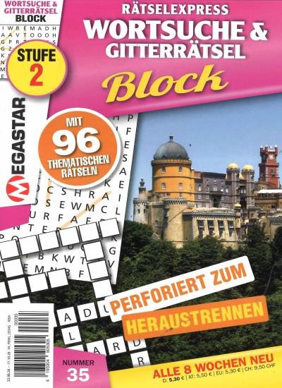 WORTSUCHE & GITTERRÄTSEL BLOCK 35/2026