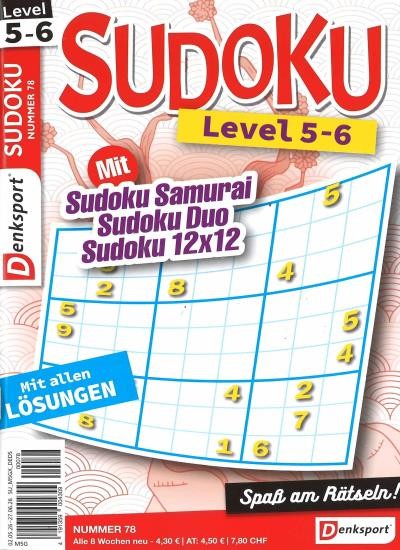 SUDOKU LEVEL 5-6 78/2026