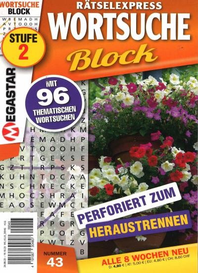 WORTSUCHE BLOCK 43/2023